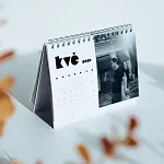 mini stolní měsíční kalendář