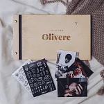 dřevěné fotoalbum