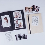 dřevěné fotoalbum