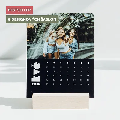 designový stolní kalendář