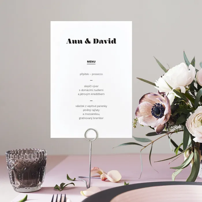 svatební menu No.5