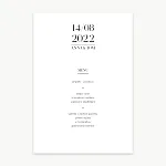 svatební menu No.3