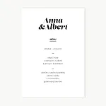 svatební menu No.7