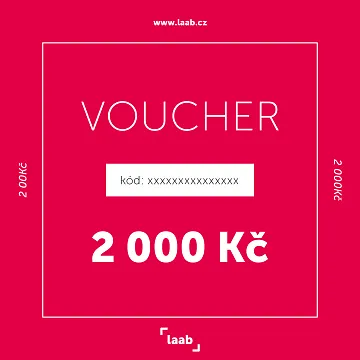 Dárkový poukaz na 2 000Kč