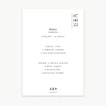 svatební menu No.6